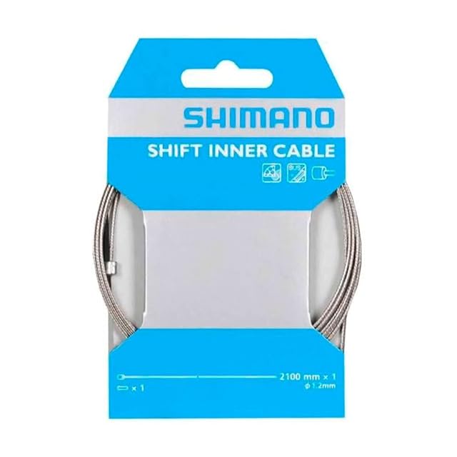 Cavo cambio Shimano arrotolato con il suo cappuccio