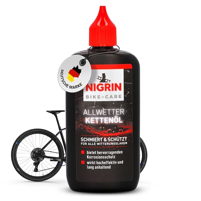 Flacone di olio catena NIGRIN BIKE-CARE da 100 ml