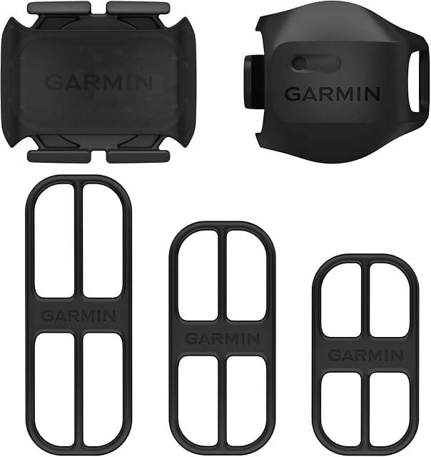 Garmin Speed Sensor 2 e Cadence Sensor 2 mostrati insieme