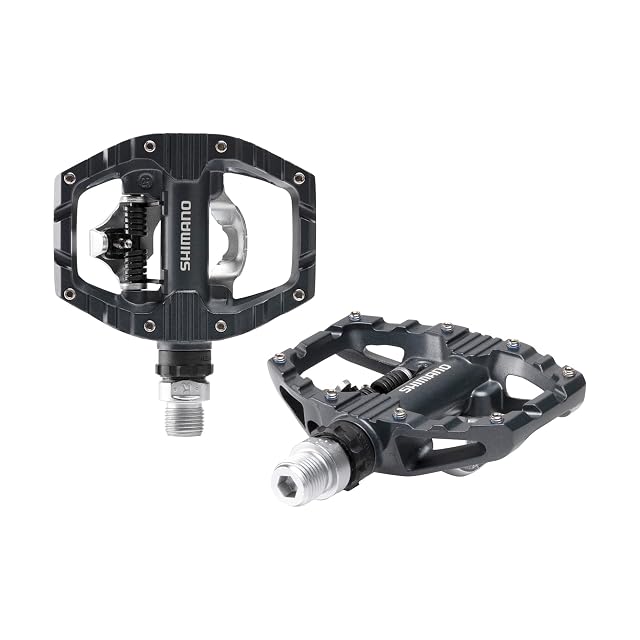 Pedale Shimano PD-EH500 a doppia faccia con il meccanismo SPD e la piattaforma piatta