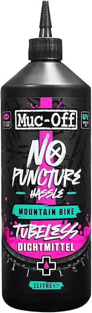 Flacone da un litro di lattice tubeless Muc-Off No Puncture Hassle